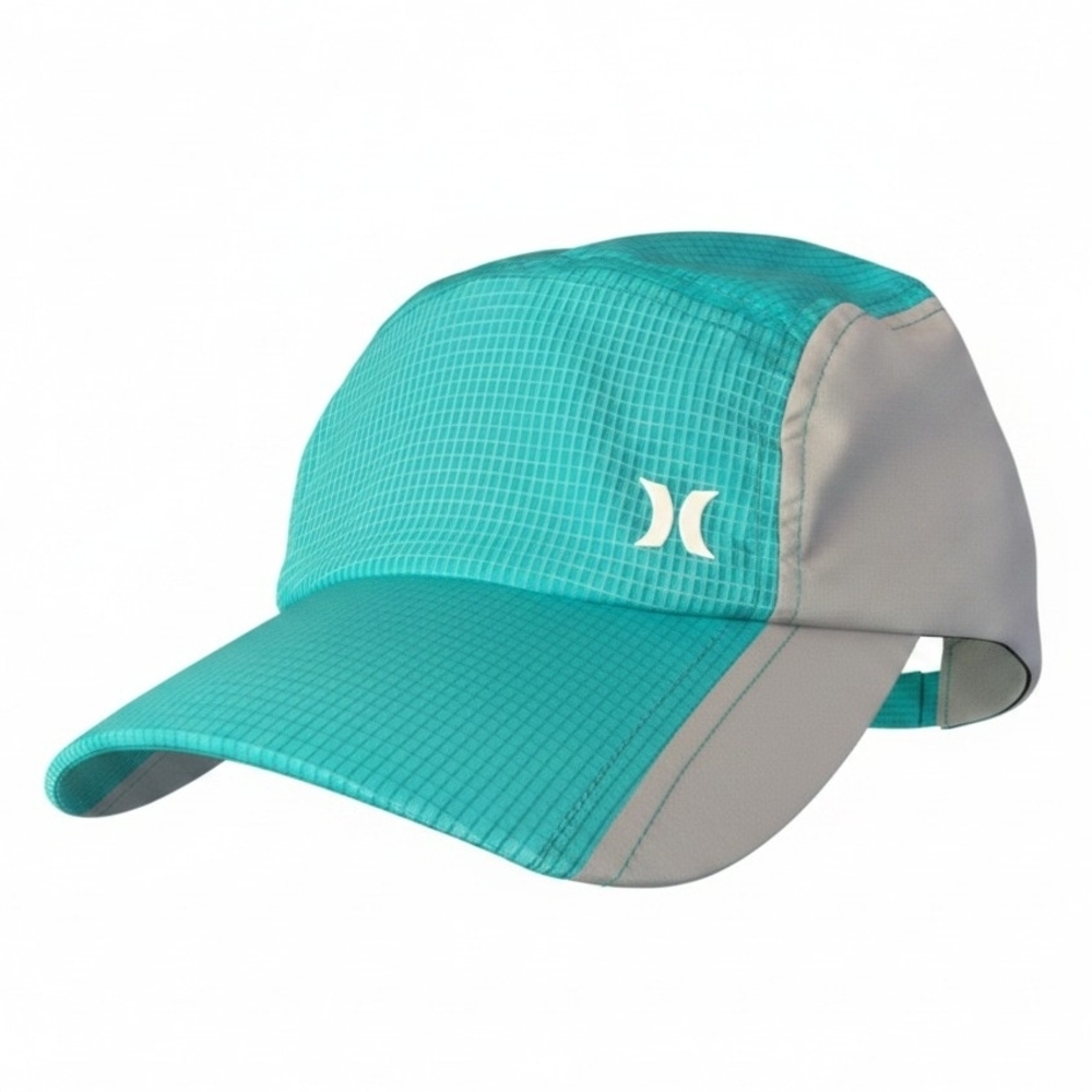 Hurley White & Teal Sprinter Cap
